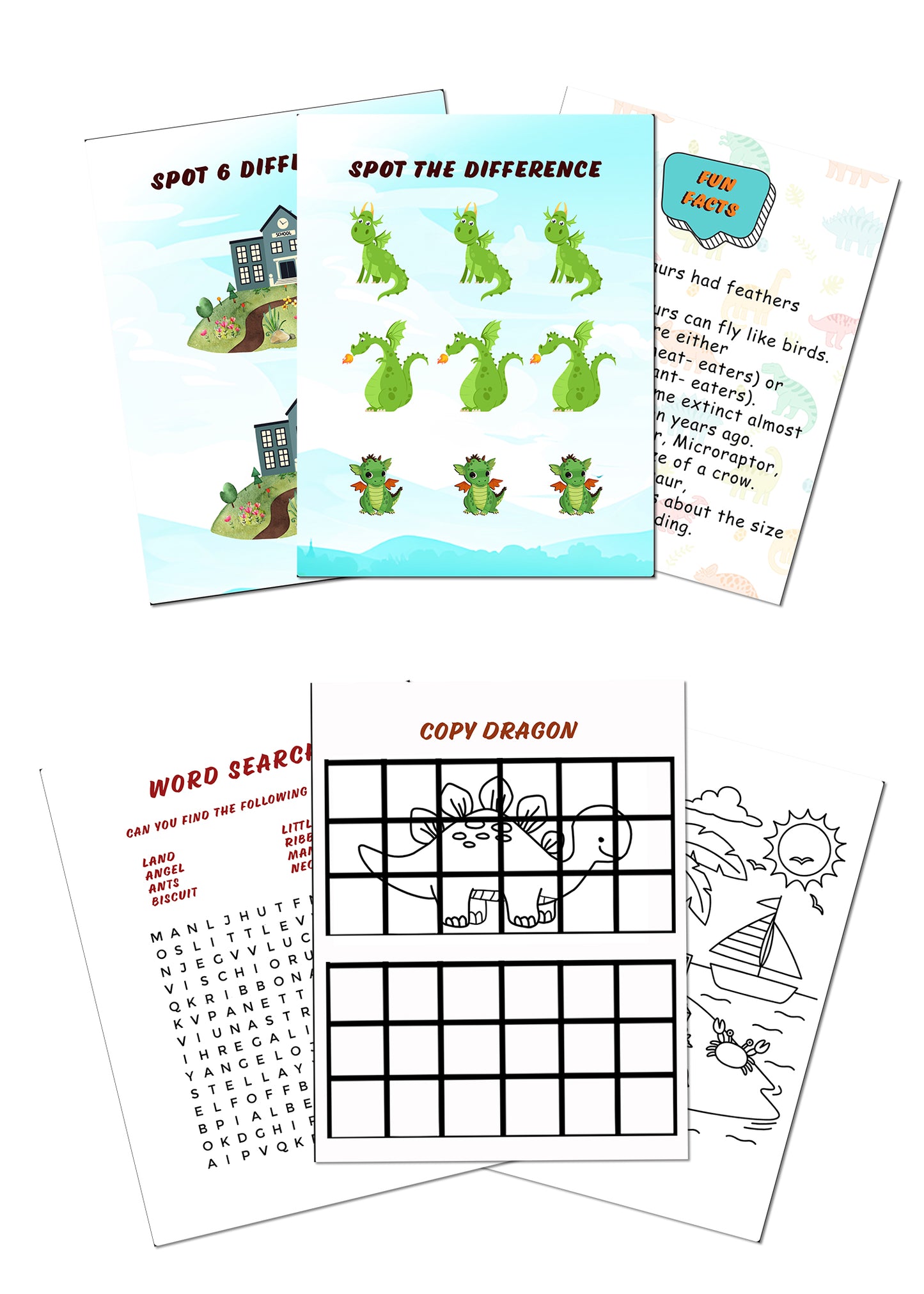 Printable Activity Sheets