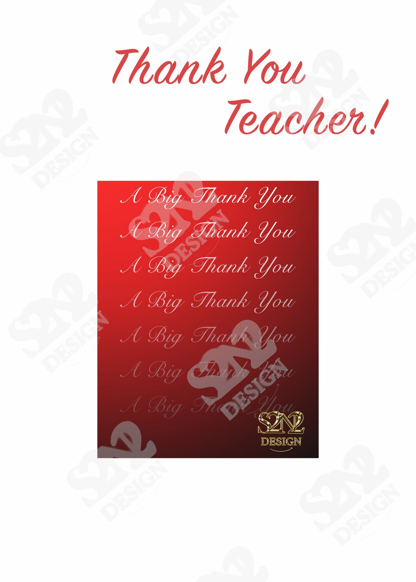 Thank You Teachers