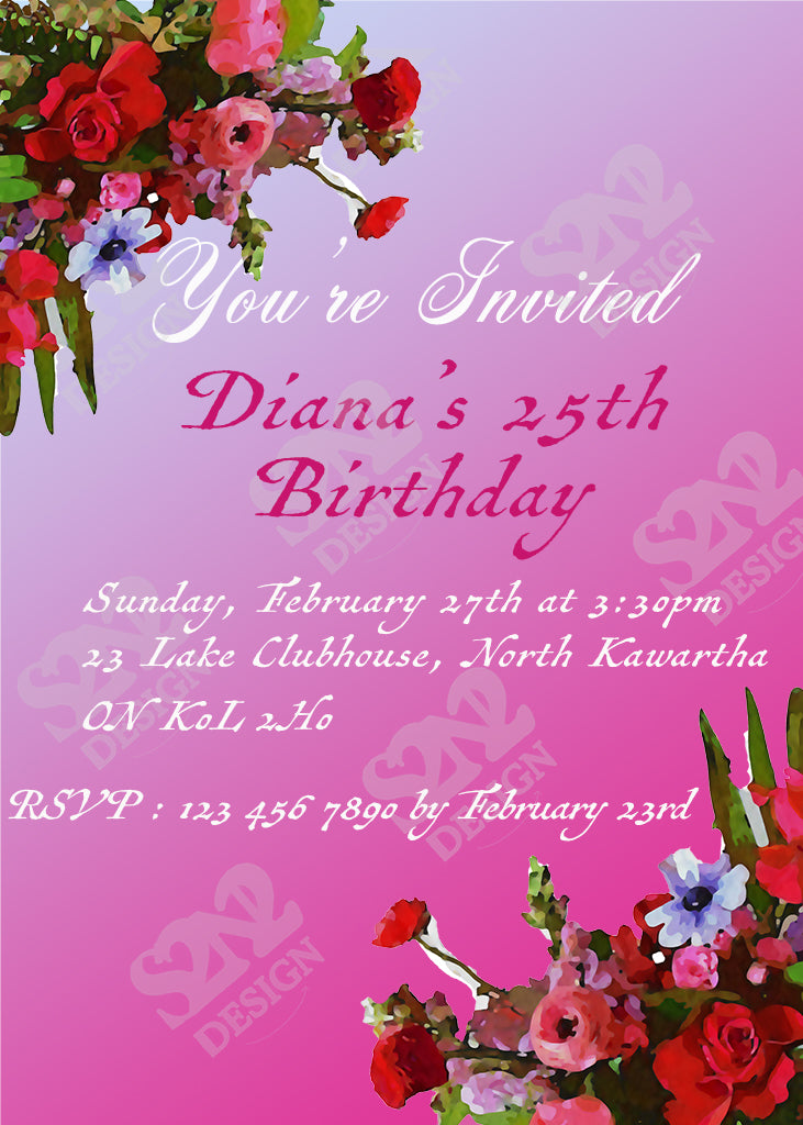 Custom  Party Invitation