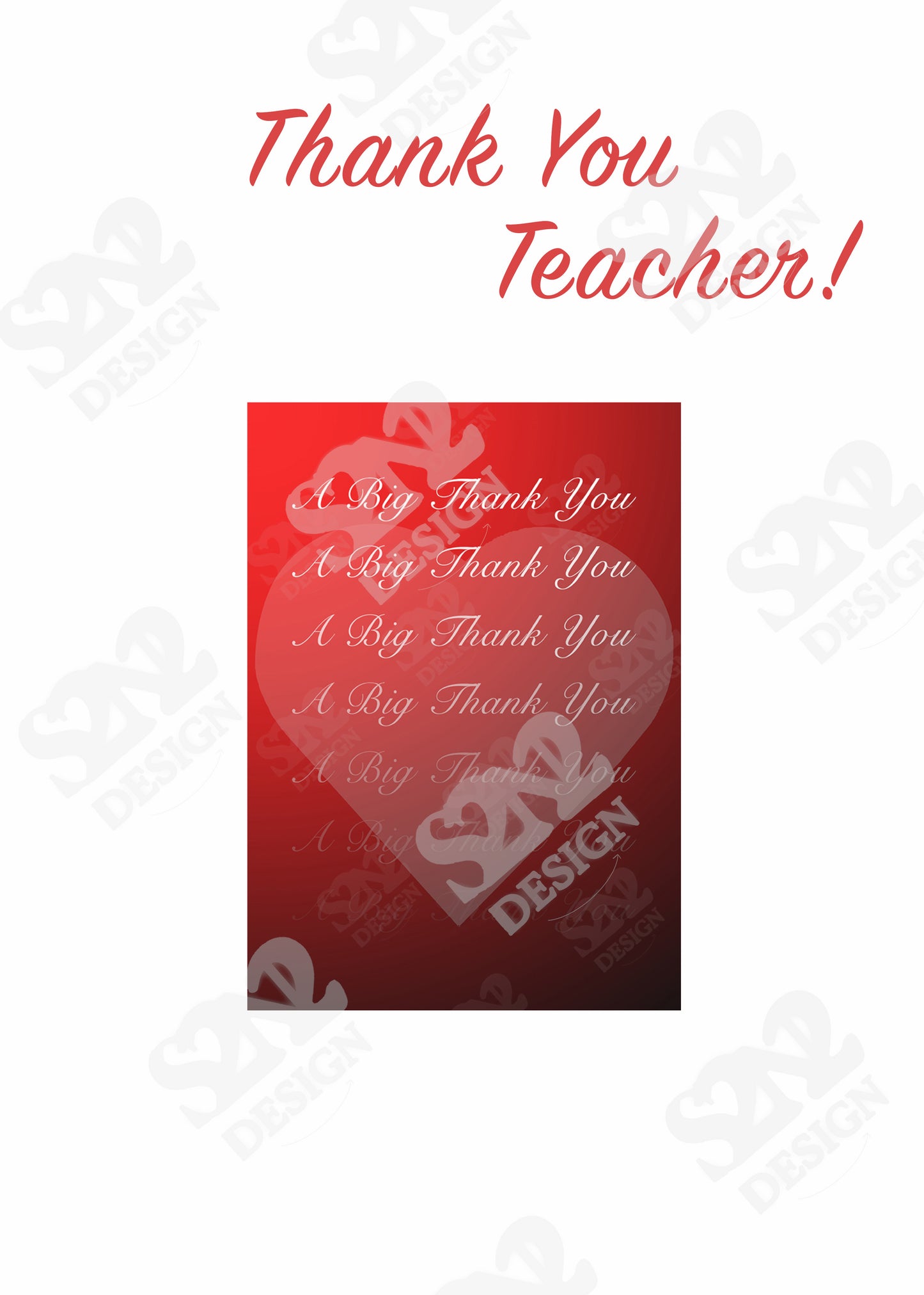 Thank You Teachers